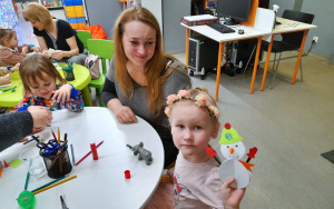 Uczestnicy zajęć w ramach Klubu Książkowych Jeżyków