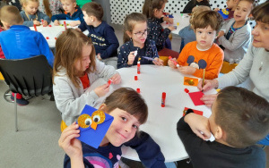 Fotorelacja z wizyty grupy "Krasnale" w Bibliotece "Pod Sową" 