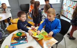 Fotorelacja z wizyty grupy "Krasnale" w Bibliotece "Pod Sową" 