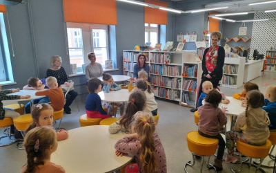 Fotorelacja z lekcji bibliotecznych w Bibliotece "Pod Sową"