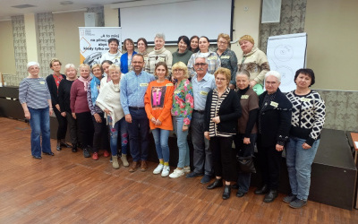 Fotorelacja ze spotkania wolontariuszy i uczestników projektu "Polska dla początkujących i zaawansowanych - podaj dalej"