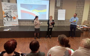 Fotorelacja ze spotkania wolontariuszy i uczestników projektu "Polska dla początkujących i zaawansowanych - podaj dalej"