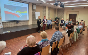 Fotorelacja ze spotkania wolontariuszy i uczestników projektu "Polska dla początkujących i zaawansowanych - podaj dalej"