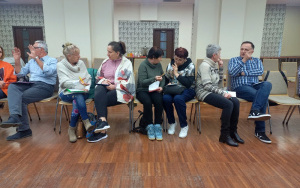 Fotorelacja ze spotkania wolontariuszy i uczestników projektu "Polska dla początkujących i zaawansowanych - podaj dalej"