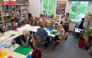 Fotorelacja z zajęć z seniorami z Domu Dziennego Senior+