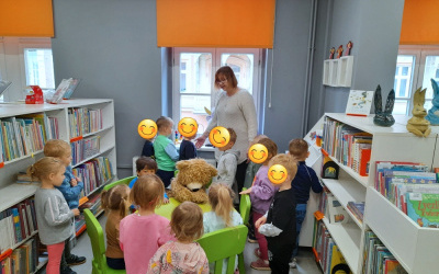 Fotorelacja z wizyty przedszkolaków w Bibliotece "Pod Sową"