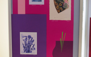 Plansza z XII Międzynarodowej Wystawy Ekslibrisów i Małych Form Graficznych Kwiaty. Poeci Ziemi