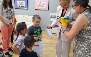 Fotorelacja z akcji czytania dzieciom w Bibliotece Pod Pegazem