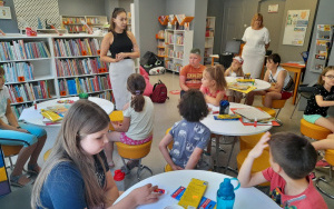 Uczestnicy zajęć w ramach akcji "Sowie lato"