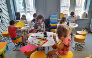 Uczestnicy zajęć w ramach akcji "Sowie lato"