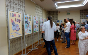 Fotorelacja z wernisażu wystawy "100 na 100"