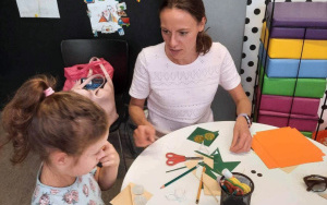 Uczestnicy zajęć w ramach Klubu Książkowych Jeżyków