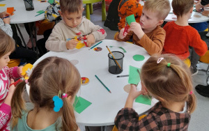 Uczestnicy zajęć bibliotecznych