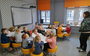 Uczestnicy zajęć bibliotecznych