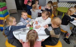 Uczestnicy zajęć bibliotecznych