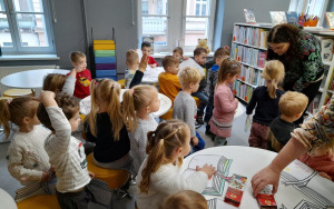 Uczestnicy zajęć bibliotecznych