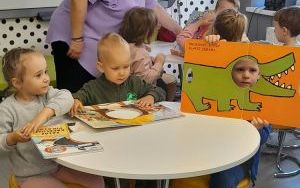 Uczestnicy lekcji bibliotecznych w Bibliotece "Pod Sową"