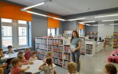 Fotorelacja z lekcji bibliotecznej