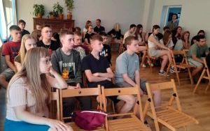 Uczestnicy spotkania z kulturą Masajów