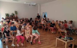 Uczestnicy spotkania z kulturą Masajów