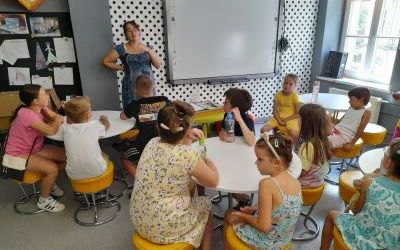 Uczestnicy zajęć z "Lisim Zakątkiem"