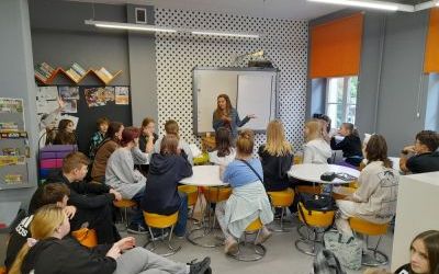 Uczestnicy zajęć w ramach Klubu Otaku