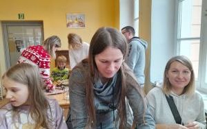 Uczestnicy zajęć w ramach współpracy ze społecznością ukraińską