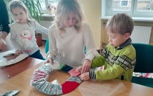 Uczestnicy zajęć w ramach współpracy ze społecznością ukraińską