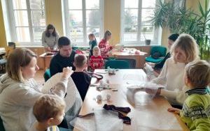 Uczestnicy zajęć w ramach współpracy ze społecznością ukraińską