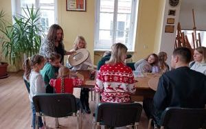 Uczestnicy zajęć w ramach współpracy ze społecznością ukraińską