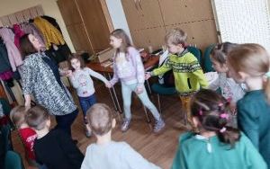 Uczestnicy zajęć w ramach współpracy ze społecznością ukraińską