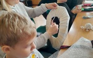 Uczestnicy zajęć w ramach współpracy ze społecznością ukraińską