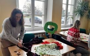 Uczestnicy zajęć w ramach współpracy ze społecznością ukraińską