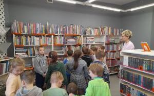 Uczestnicy zajęć w ramach projektu Nasza mała biblioteka