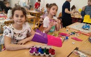 Uczestnicy zajęć w ramach projektu Nasza Mała Biblioteka