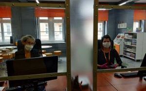 Zdjęcia dokumentujące funkcjonowanie Biblioteki w czasie epidemii COVID-19 od otwarcia dla Czytelników (4)