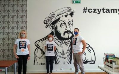 Zdjęcia dokumentujące GIEŁDĘ KSIĄŻKI w dniach 14 i 15 lipca 2020 r.