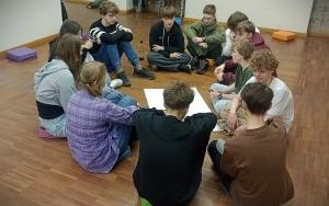 Uczestnicy warsztatów w ramach "Korków z życia" (2)