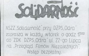 Kartka w kiosku Ruchu, 1989 r.