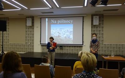 Spotkanie z Marzeną Filipczak "Na północy: zorze, gejzery i renifery"