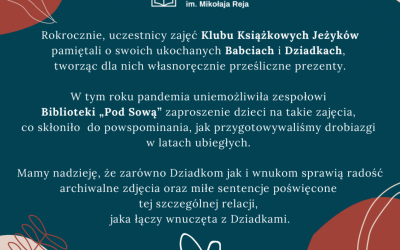 Wstęp do galerii zdjęć z okazji Dnia Babci i Dziadka
