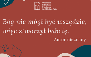 Cytat z okazji Dnia Babci i Dziadka