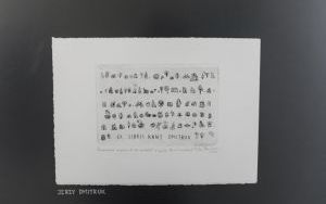 Plansza z X międzynarodowej wystawy ekslibrisów i małych form graficznych "Rowerem bliżej natury"