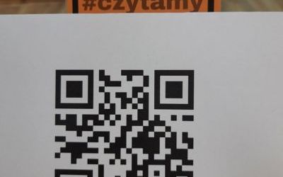 Kod QR z ukrytym bajkowym bohaterem "A"