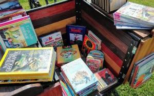 Fotorelacja z akcji mobilnej czytelni BOOKWORM na basenie letnim ATOL