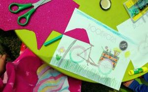 Fotorelacja z akcji mobilnej czytelni BOOKWORM na basenie letnim ATOL