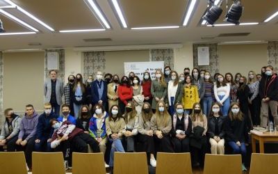 Fotorelacja ze spotkania z Michałem Rusinkiem