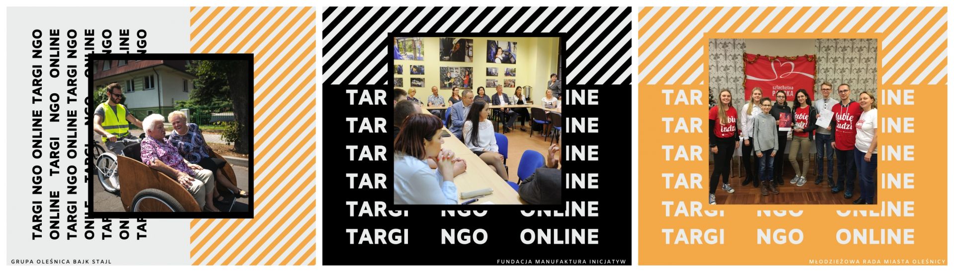 Grafika promująca TARGI NGO ONLINE