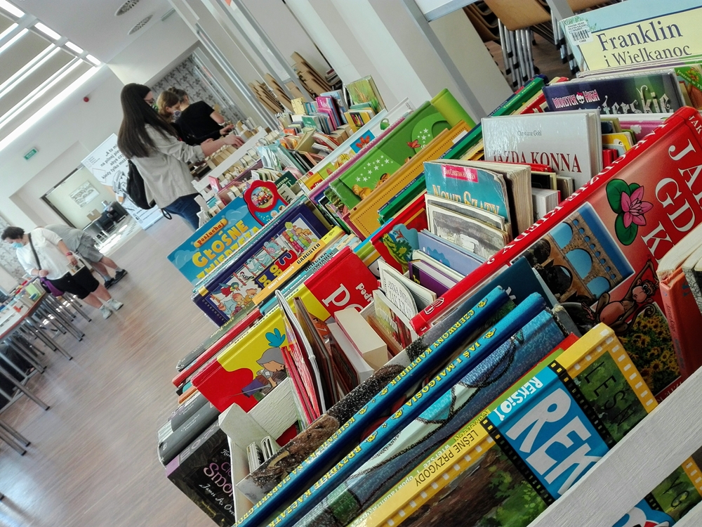 Widok na salę konferencyjną Biblioteki w trakcie trwania 