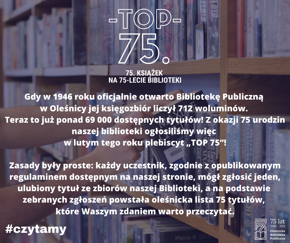 Informacja o plebiscycie TOP 75